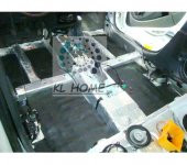 6mm 100cmx100cm YAPIŞKANLI OTO KARAVAN EV SES AKUSTİK KAUÇUK YALITIM - 1