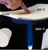 10MM NANOTECH SÜPER İZOLASYON AEROGEL BLANKET HT650 (+650°C) 10CM*100CM=0,10M2 - 1