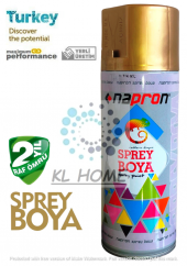 GOLD ALTIN  SPREY BOYA 400ML UYGUN BÜYÜK BOY  2YIL RAF ÖMRÜ - 1