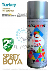 ALÜMİNYUM KROM YALDIZ  SPREY BOYA 400ML UYGUN BÜYÜK BOY -2YIL RAF ÖMRÜ - 1