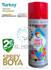 BAYRAK KIRMIZI SPREY BOYA 400ML UYGUN BÜYÜK BOY -2YIL RAF ÖMRÜ - 1