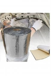 Kaput Altı Alüminyum Folyolu Kendinden Yapışkanlı Kaucuk Ses Yalıtım Levhası 9 Mm 100x150 - 1