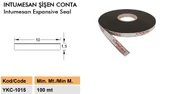 Contacall Yangın  İntümesan Kapı Fitili Yangın Duman Contası 10X15 25 Metre - 7