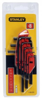 Stanley 0-69-251 Allen Anahtar Takımı 8 Parça - 1