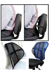 2adet Ortopedik, Bel Destekli Fileli Minder Oto Araba Ofis Koltuk Bel Destek Terletmez Bel Destek - 3