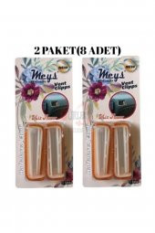 Oto Petek Izgara Geçme Koku 2 Paket (8 Adet) Turuncu Renk Etkili Koku - 1