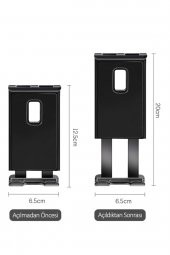 Carub Oto Telefon Tutucu Cama Vantuslu Uzayan Kollu - 3