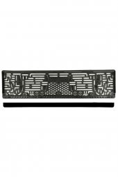 Araç Plakalık Plastik Kapaklı Siyah Yazısız Oto Plakalık 2 Adet thumbnail 3