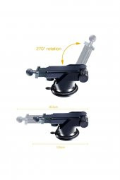 Carub Oto Telefon Tutucu Cama Vantuslu Uzayan Kollu - 4