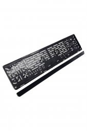 Araç Plakalık Plastik Kapaklı Siyah Yazısız Oto Plakalık 2 Adet thumbnail 4