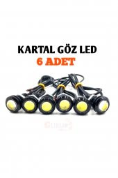 6 Adet Ayna Altı Led Beyaz 12v Kartal Göz Led Park Plaka Sis Bagaj Aydinlatma - 1