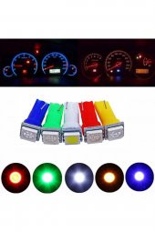 T5 Led Ampul Gösterge Lambası Mini Dipsiz Sarı Renk 12v 10 Adet - 1
