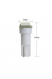 T5 Led Ampul Gösterge Lambası Mini Dipsiz Sarı Renk 12v 10 Adet - 3