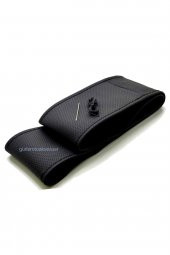 Nissan Sunny Uyumlu Dikmeli Direksiyon Kılıfı Noktalı-soft Siyah thumbnail 2