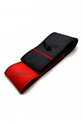 Renault Fluence Uyumlu Dikmeli Direksiyon Kılıfı İki Renkli Yüzüklü Kırmızı thumbnail 2