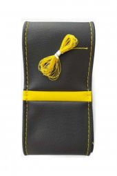 Universal Dikme Direksiyon Kılıfı Soft Sarı Yüzüklü thumbnail 1