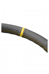 Universal Dikme Direksiyon Kılıfı Soft Sarı Yüzüklü thumbnail 2