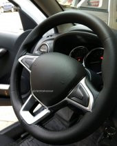 Renault Clio 4 Uyumlu Dikmeli Direksiyon Kılıfı Soft Siyah (11cm) A+Plus thumbnail 1