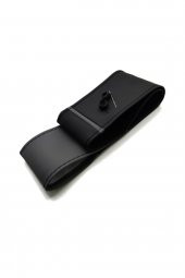 Volvo S90 Uyumlu Direksiyon Kılıfı Dikmeli Iki Renkli Yüzüklü Gri-siyah thumbnail 1