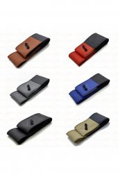 Universal Dikmeli Direksiyon Kılıfı Iki Renkli Kahve Siyah Soft Esnek Kokusuz - 2