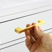 Gölcük Düz Mobilya Mutfak Dolap Çekmece Dolabı Kapak Metal Kulpu Kulbu Kulpları Gold Altın 128 Mm - 2