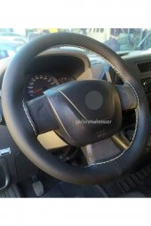 Dikmeli Direksiyon Kılıfı Kokusuz Terletmez Soft Bej Ipli(38×10cm) - 1