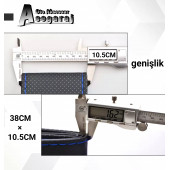 Vw Golf 6 Uyumlu Dikmeli Direksiyon Kılıfı Karbon Delikli Kırmızı Yüzüklü - 4