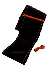 Opel Vectra D Alkantra Nubuk Dikmeli Direksiyon Kılıfı Kırmızı Yüzüklü Uyumlu thumbnail 3