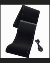 Ford Focus 1 Uyumlu Noktalı Nubuk Alcantara Dikmeli Direksiyon Kılıfı Gri Yüzüklü(1999-2005) - 4