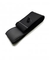 Honda Accort Direksiyon Kılıfı Dikmeli İki Renkli Yüzüklü Gri-Siyah thumbnail 1