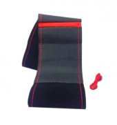 Nissan Qashqai Kırmızı Yüzüklü Nubuk Noktalı Deri Direksiyon Kılıfı thumbnail 3