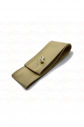 Dikmeli Deri Direksiyon Kılıfı Soft Esnek Kokusuz Standart Bej Renk thumbnail 4