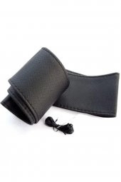 Toyota Corolla Efsane Kasa Dikmeli Direksiyon Kılıfı Noktalı Siyah ( 10CM) thumbnail 2