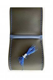 Universal Dikmeli Direksiyon Kılıfı Soft Mavi Yüzüklü - 1