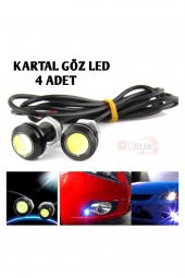 4 Adet Kartal Göz Led 12v Beyaz Sis Plaka Bagaj Ortam Aydinlatma Ayna Altı Led - 2