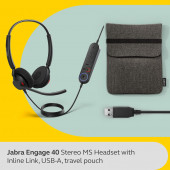 Jabra Engage 40 Kablolu Mono Kulaklık GARANTİSİZ SIFIR ÜRÜNDÜR - 3