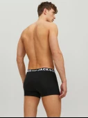 JACK JONES Erkek Siyah Renk Pamuklu 3 lü Boxer 12081832 - 4