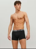 JACK JONES Erkek Siyah Renk Pamuklu 3 lü Boxer 12081832 - 2