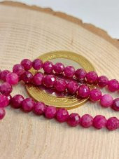 Yakut Taşı Faset Kesim Dizi 4mm - 4