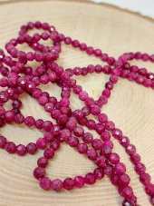 Yakut Taşı Faset Kesim Dizi 4mm - 6