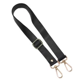 Gold Lüks Kancalı Ayarlanabilir Çanta Askısı - Siyah thumbnail 1