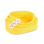 PetPretty Kumaş Üçlü Set Kedi Yatağı Sarı - 1
