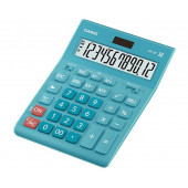 Casio GR-12C-LB 12 Hane Mavi Masa Üstü Hesap Makinesi - 1