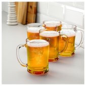 IKEA Mjöd Bira Bardağı - 600 ml - 4