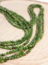 Diopsit Taşı YARIM Dizi 2mm (17cm uzunluğundadır) thumbnail 2