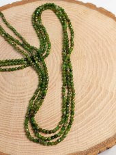 Diopsit Taşı YARIM Dizi 2mm (17cm uzunluğundadır) thumbnail 3