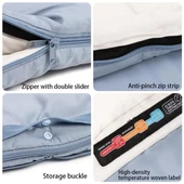 Naturehike C180 UltraLight Pamuklu Uyku Tulumu -8°C ( Çocuk )  Sarı Left thumbnail 7