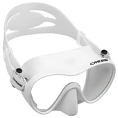 Cressi F1 Frameless Dalış Maskesi  WHITE-WHITE YETİŞKİN - 1