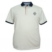 Büyük Beden Erkek Polo Tişört Likralı Pike Beyaz - 1