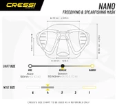 Cressi Nano Dalış Maskesi  CLEAR-YELLOW - 2